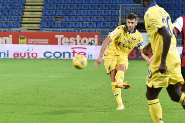 Cagliari Calcio ve Hellas Verona maçında Hellas Veloso - İtalyan Coppa Italia maçı IN Cagliari, İtalya, 25 Kasım 2020 - Fotoğraf: LM / Luigi Canu