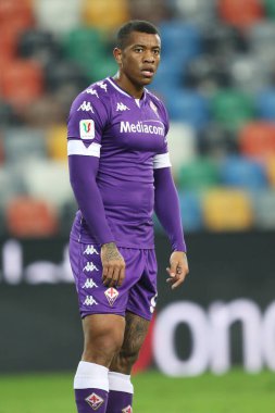 İtalya 'nın Udinese Calcio-AC Fiorentina maçında İtalya' nın Udine kentinde oynanan Fiorentinas Julio Igor maçında, 25 Kasım 2020 'de Dacia Arena Stadyumu' nda karşılaşmıştır. Fotoğraf Gabriele Menis / LM 