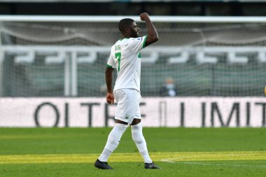 Jeremie Boga (Sassuolo), Hellas Verona-Sassuolo Calcio - İtalya Serie A maçı - İtalya 'nın Verona kentinde 22 Kasım 2020 - Fotoğraf: LM / Alessio Tarpini