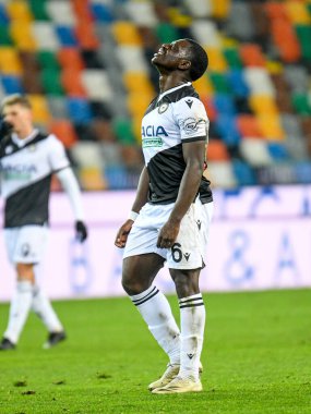 Jean-Victor Makengo (Udinese) Udinese Calcio 'ya karşı ACF Fiorentina - İtalyan Coppa Italia maçı IN Udine, İtalya, 25 Kasım 2020 - Fotoğraf: LM / Ettore Griffoni