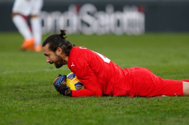 Andrea Consigli (US Sassuolo Calcio) Hellas Verona-Sassuolo maçında - İtalya Serie A karşılaşması Verona, İtalya - 22 Kasım 2020