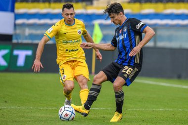 Pisa vs Cittadella sırasında Amedeo Bendetti (Cittadella) ve Gaetano Masucci (Pisa) - İtalya Futbol Şampiyonası Ligi BKT IN Pisa, İtalya, 28 Kasım 2020 - Fotoğraf: LM / Fabio Fagiolini