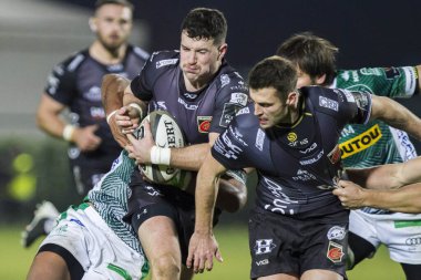 Owen Jenkins Dragons Rugby 'ye karşı Benetton Treviso - Rugby Guinness Pro 14 maçı sırasında İtalya Treviso' da 29 Kasım 2020 - Fotoğraf: LM / Alfio Guarise