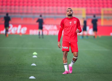 AC Monza 'dan Kevin-Prince Boateg Serie B 2020 / 21 karşılaşmasında AC Monza ile Reggina 1914 arasında U-Power Stadyumu, Monza, İtalya - Fotoğraf FCI / Fabrizio Carabelli / LM