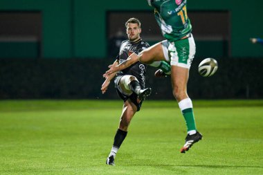 Josh Lewis (Ejderhalar) Benetton Treviso ve Dragons Rugby - Rugby Guinness Pro 14 maçında İtalya 'nın Treviso kentinde 29 Kasım 2020 - Fotoğraf: LM / Ettore Griffoni
