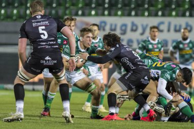 Federico Ruzza Treviso Benetton Treviso ve Dragons Rugby - Rugby Guinness Pro 14 maçı IN Treviso, İtalya, 29 Kasım 2020 - Fotoğraf: LM / Alfio Guarise