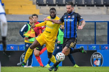 Antonio Caracciolo (Pisa) ve Roberto Ogunseye (Cittadella) Pisa vs Cittadella - İtalya Futbol Şampiyonası Ligi BKT IN Pisa, İtalya, 28 Kasım 2020 - Fotoğraf: LM / Fabio Fagiolini