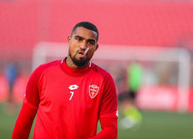 AC Monza 'dan Kevin-Prince Boateg Serie B 2020 / 21 karşılaşmasında AC Monza ile Reggina 1914 arasında U-Power Stadyumu, Monza, İtalya - Fotoğraf FCI / Fabrizio Carabelli / LM