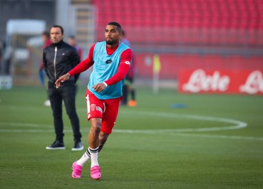 AC Monza 'dan Kevin-Prince Boateg Serie B 2020 / 21 karşılaşmasında AC Monza ile Reggina 1914 arasında U-Power Stadyumu, Monza, İtalya - Fotoğraf FCI / Fabrizio Carabelli / LM