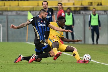 Eros Pisano (Pisa) ve Frank Tsadjout (Cittadella), Pisa vs Cittadella - İtalya Futbol Şampiyonası Ligi BKT IN Pisa, İtalya, 28 Kasım 2020 - Fotoğraf: LM / Gabriele Masotti