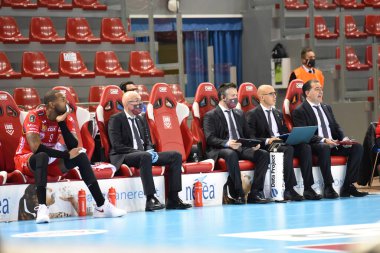 Cucine Lube Civitanova De Giorgi Ferdinando (Koç Cucine Lube Civitanova) Cucine Lube Civitanova vs NBV Verona - İtalyan Serie A Men SuperLeague Championship in Civitanova Marche, İtalya, N,