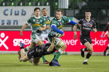 Marco Barbini Treviso Benetton Treviso ve Dragons Rugby - Rugby Guinness Pro 14 maçında IN Treviso, İtalya, 29 Kasım 2020 - Kredi: LM / Alfio Guarise