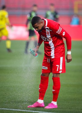 AC Monzaduring the Serie B 2020 / 21 maç AC Monza vs Reggina 1914 arasında U-Power Stadyumu, Monza, İtalya - Fotoğraf: FCI / Fabrizio Carabelli / LM