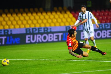 Gianluca Lapadula (Benevento) Benevento Calcio ile Juventus FC - İtalya Serie A karşılaşması, IN Benevento, İtalya, 28 Kasım 2020 - Fotoğraf: LM / Renato Olimpio