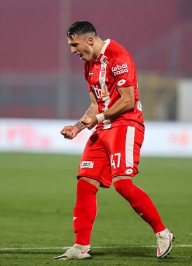 AC Monza takımından Dany Mota, 28 Kasım 2020 tarihinde İtalya 'nın Monza kentindeki U-Power Stadyumu' nda oynanan AC Monza - FCI / Fabrizio Carabelli / LM maçında golü kutluyor.