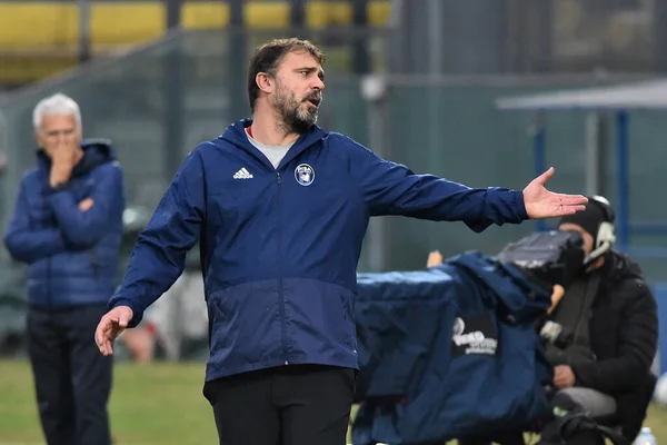 Entrenador Pisa Luca Angelo Durante Pisa Cittadella Liga Italiana Fútbol — Foto de Stock