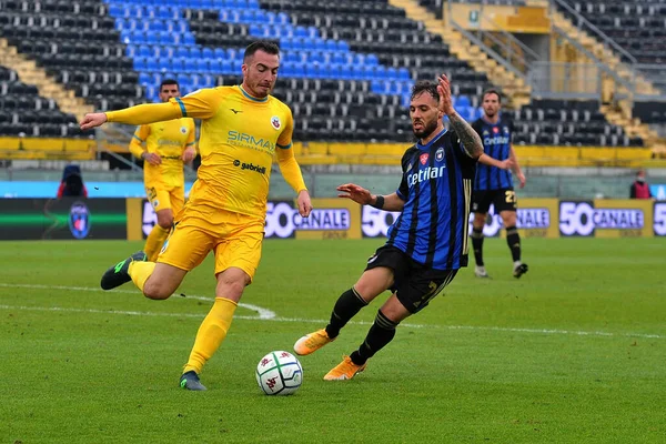 Nicola Pavan Cittadella Nicholas Siega Pisa Pisa Cittadella Talyan Futbol — Stok fotoğraf