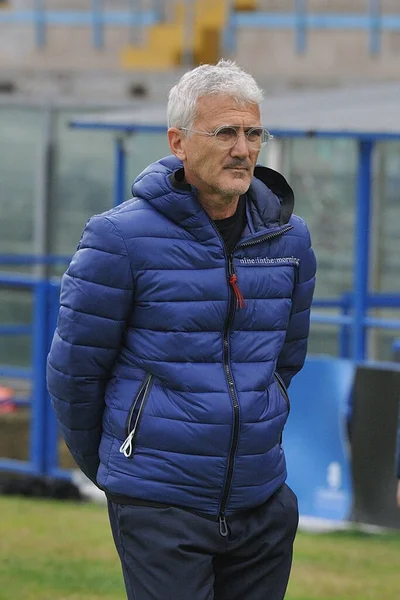 Coach Cittadella Roberto Venturato Pisa Cittadella Italian Football Championship League — стокове фото