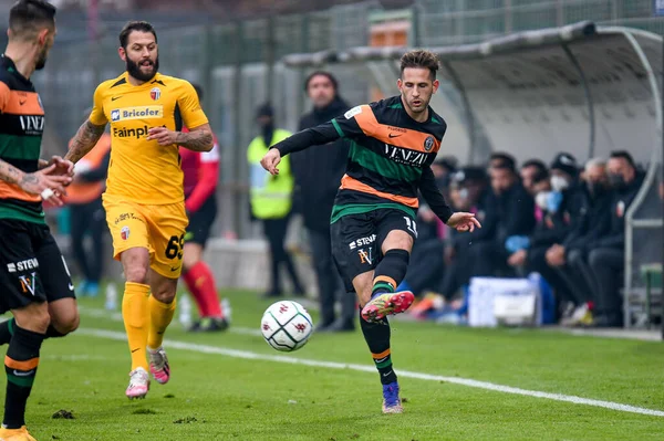 Mattia Aramu Venezia Ascoli Talya Futbol Şampiyonası Ligi Bkt Venezia — Stok fotoğraf