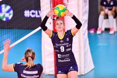 Anna Kaczmar (Geliştirme SkyRes Rzeszow) SSC Palmberg Schwerin vs SkyRes Rzeszow - CEV Şampiyonlar Ligi Kadınlar Voleybol karşılaşması IN Scandicci, Florence, İtalya, 01 Aralık 2020 - Fotoğraf: LM / Lisa Guglielmi