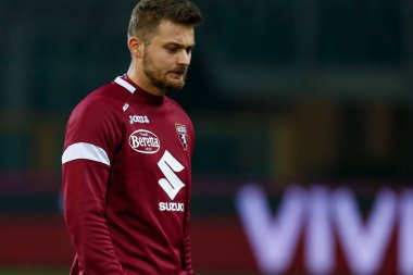 Karol Linetty (Torino FC) Torino FC 'nin UC Sampdoria' ya karşı oynadığı maçtan önce ısınıyor - İtalyan futbol serisi A maçı IN Torin, İtalya, 30 Kasım 2020 - Fotoğraf: LM / Francesco Scaccianoce