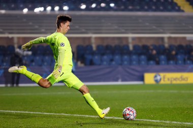 Jesper Hansen (FC Midtjylland) Atalanta Bergamasca Calcio-FC Midtjylland maçı sırasında - UEFA Şampiyonlar Ligi maçı in Bergamo, İtalya, 01 Aralık 2020 - Fotoğraf: LM / Francesco Scaccianoce