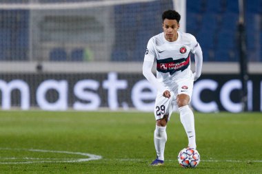 Da Silva Paulinho (FC Midtjylland) Atalanta Bergamasca Calcio - FC Midtjylland - UEFA Şampiyonlar Ligi futbol maçı IN Bergamo, İtalya, 01 Aralık 2020 - Kredi: LM / Francesco Scaccianoce