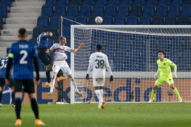 Cristian Romero (Atalanta) gol Atalanta Bergamasca Calcio vs FC Midtjylland - UEFA Şampiyonlar Ligi futbol maçı IN Bergamo, İtalya, 01 Aralık 2020 - Kredi: LM / Francesco Scaccianoce