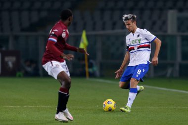 Valerio Verre (UC Sampdoria) Torino FC vs UC Sampdoria - İtalya Serie A maçı Turin, İtalya 'da 30 Kasım 2020 - Fotoğraf: LM / Francesco Scaccianoce