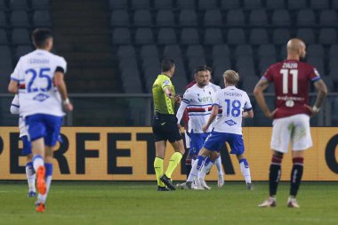 Fabio Quagliarella (UC Sampdoria), Torino FC 'nin UC Sampdoria' ya karşı oynadığı maçtaki golü kutluyor - İtalyan Serie A maçı Torin, İtalya, 30 Kasım 2020 - Fotoğraf: LM / Francesco Scaccianoce
