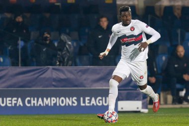 Atalanta Bergamasca Calcio, Midtjylland 'a karşı UEFA Şampiyonlar Ligi maçı sırasında Sory Kaba (FC Midtjylland) - UEFA Şampiyonlar Ligi maçı In Bergamo, İtalya, 01 Aralık 2020 - Fotoğraf: LM / Francesco Scaccianoce