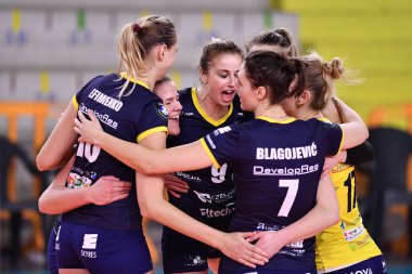 SkyRes Rzeszow, SSC Palmberg Schwerin vs SkyRes Rzeszow - CEV Şampiyonlar Ligi Kadınlar Voleybol maçı IN Scandicci, Florence, İtalya, 01 Aralık 2020 - Fotoğraf: LM / Lisa Guglielmi