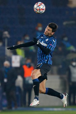 Matteo Pessina (Atalanta) başlığı Atalanta Bergamasca Calcio vs FC Midtjylland - UEFA Şampiyonlar Ligi futbol maçı in Bergamo, İtalya, 01 Aralık 2020 - Kredi: LM / Francesco Scaccianoce