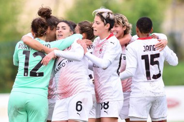 Milan oyuncuları ACF Fiorentina femminile karşı AC Milan - İtalyan Serie A Women maçı Florence, İtalya 'da, Aralık 05, 2020 - Fotoğraf: LM / Lisa Guglielmi