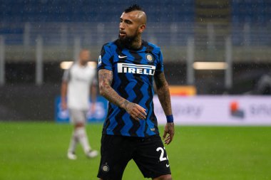 Arturo Vidal (FC Inter) FC Internazionale vs Bologna Calcio - İtalyan Serie A maçı Milan, İtalya 'da, Aralık 05, 2020 - Fotoğraf: LM / Luca Rossini