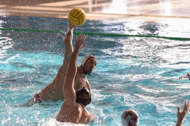TOHOLJ Nebojsa (VK Radnicki), Rari Nantes Savona - LEN Euro Cup Waterpolo maçı sırasında Rizzo Valerio (Savona) - LM / Danilo Vigo