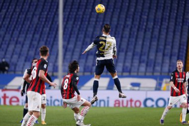 Fabio Quagliarella (UC Sampdoria) UC Sampdoria - AC Milan - İtalya 'nın Cenova kentinde oynanan Serie A maçı sırasında büyük bir yükseliş yaşadı.