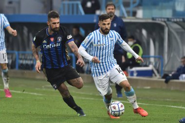 Antonio Caracciolo (Pisa) ve Federico Di Francesco (Spal vs Pisa) Spal - İtalya Futbol Şampiyonası Ligi BKT IN Ferrara, İtalya, 05 Aralık 2020 - Fotoğraf: LM / Gabriele Masotti