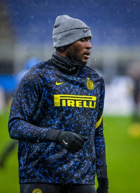 FC Internazionale takımından Romelu Lukaku, FC Internazionale - FC Internazionale - Bologna FC - San Siro Stadyumu, Milan, İtalya - Fotoğraf: FCI / Fabrizio Carabelli / LM