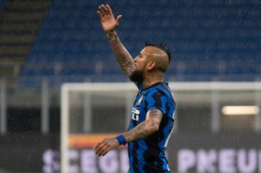 Arturo Vidal (FC Inter) FC Internazionale vs Bologna Calcio - İtalyan Serie A maçı Milan, İtalya 'da, Aralık 05, 2020 - Fotoğraf: LM / Luca Rossini
