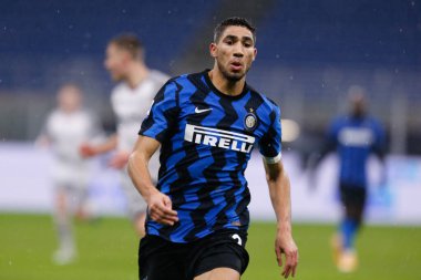 Achraf Hakimi (FC Internazionale) FC Internazionale vs Bologna Calcio - İtalyan futbol takımı Serie A maç in Milan, İtalya, 05 Aralık 2020 - Fotoğraf: LM / Francesco Scaccianoce
