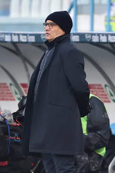 Capo Allenatore Dello Spal Pasquale Marino Durante Spal Pisa Campionato — Foto Stock