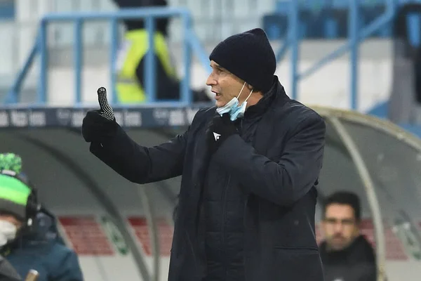 Entrenador Principal Spal Pasquale Marino Durante Spal Pisa Liga Italiana — Foto de Stock