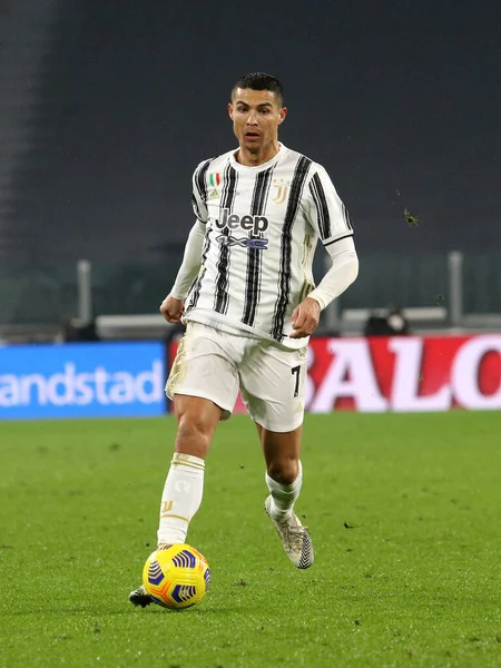 Cristiano Ronaldo Juventus Juventus Torino Italian Football Serie Match Turin — стоковое фото