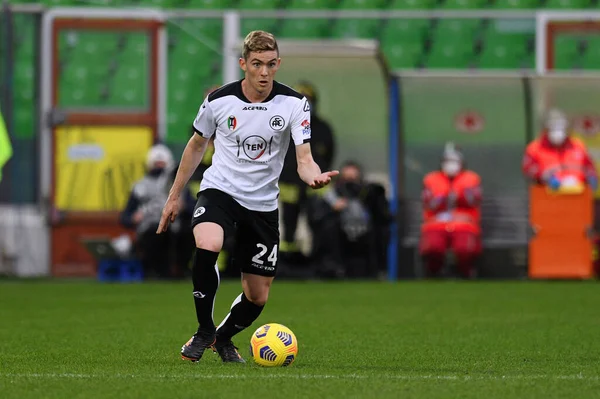 Nahuel Estevez Van Spezia Actie Tijdens Spezia Calcio Lazio Italiaanse — Stockfoto