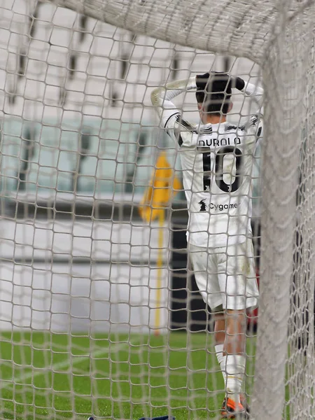 Paulo Dybala Juventus Zoufalý Během Juventus Torino Italský Fotbal Serie — Stock fotografie