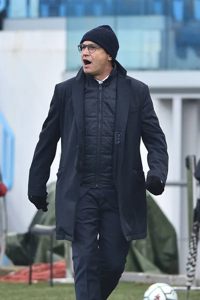 Treinador Principal Spal Pasquale Marino Durante Spal Pisa Campeonato Italiano — Fotografia de Stock