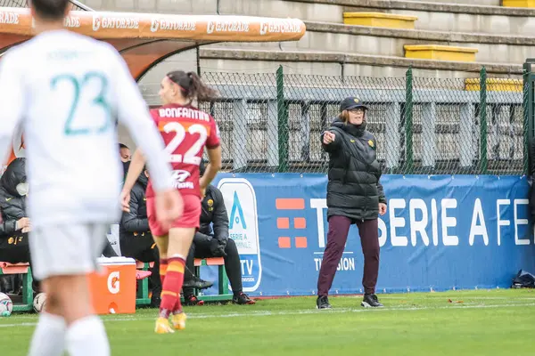 Coach Elisabetta Bavagnoli Roma Roma Florentia San Gimignano Italian Football — Stock Photo, Image