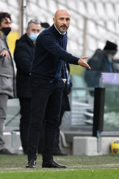 Vincenzo Italiano Manager Spezia Gestures Spezia Calcio Lazio Italian Football — Foto de Stock