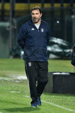 Pisa vs Ascoli sırasında Luca D 'Angelo' nun baş antrenörü - İtalya Futbol Şampiyonası Ligi BKT IN Pisa, İtalya, Aralık 08, 2020 - Fotoğraf: LM / Gabriele Masotti